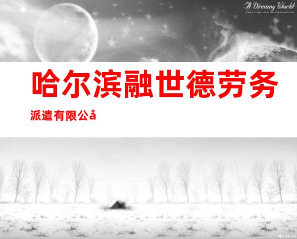 哈尔滨融世德劳务派遣有限公司