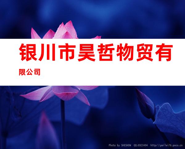 银川市昊哲物贸有限公司